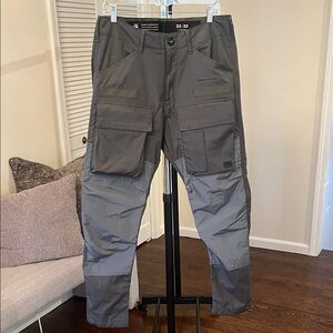 G-Star Raw Men's Gray Multi-Pocket Cargo Pants